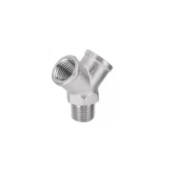 Raccord pneumatique en Y mâle conique au centre / femelle cylindrique x2 - PREVOST Y18M
