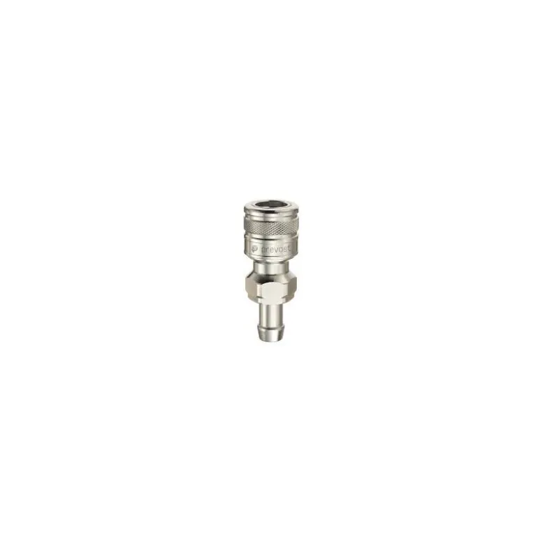 Raccord pour flexible à passage libre (Ø int. tuyau de 13 à 19mm) PREVOST