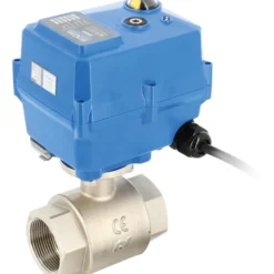 Robinet à Boisseau 1"1/2" Sphérique Laiton avec Moteur Électrique 230V NUAIR – 270006024310