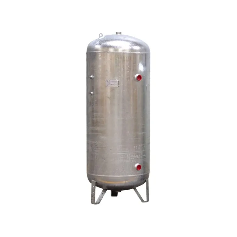 Réservoir d'air vertical 1000 L, 15 bar, en acier galvanisé à chaud, équipé NUAIR 424100015E