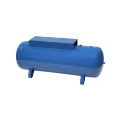 Réservoir horizontal 50 L, 11 bar en acier carbone avec plaque support, équipé NUAIR 429005011E