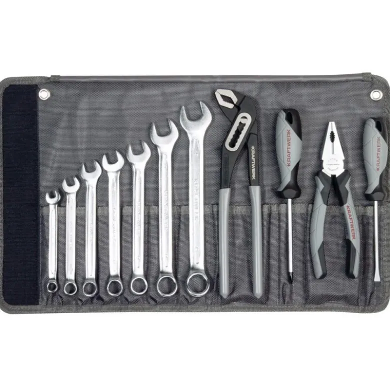 Sacoche d'outils Basic Line, 11 pièces - KRAFTWERK 208.101.000