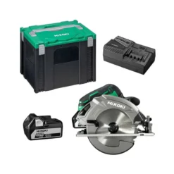 Scie Circulaire Ø190 mm, Batterie 18V 5Ah, Chargeur, Hitcase Hikoki - C1807DAWRZ
