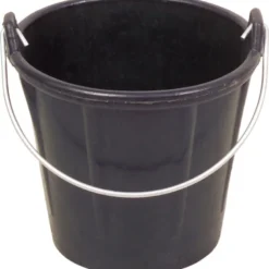 Seau caoutchouc synthétique noir - 11L KS TOOLS 140.0037