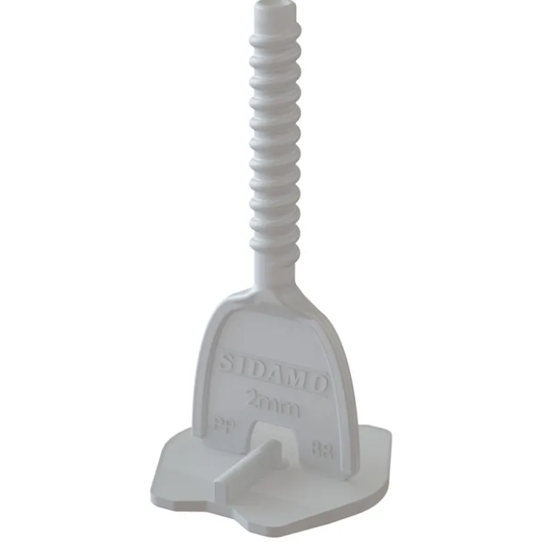 Seau de 1000 Croisillons Auto-Nivelants en T à Vis Joint 2mm SIDAMO - 11255921