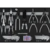Servante BASIC BT700 5 tiroirs + Composition 172 outils KRAFTWERK - 102.115.101