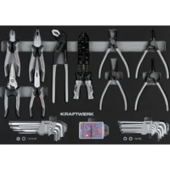 Servante BASIC BT700 5 tiroirs + Composition 172 outils KRAFTWERK - 102.115.101