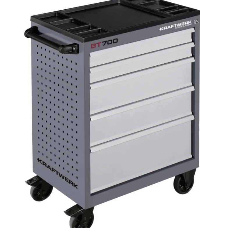 Servante BASIC BT700 5 tiroirs + Composition 172 outils KRAFTWERK - 102.115.101