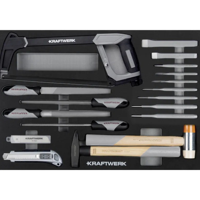 Servante BASIC BT700 5 tiroirs + Composition 172 outils KRAFTWERK - 102.115.101
