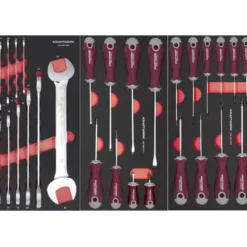 Servante BT700 PRO 8 tiroirs + Composition 296 outils KRAFTWERK - 102.118.108