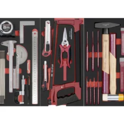 Servante BT700 PRO 8 tiroirs + Composition 296 outils KRAFTWERK - 102.118.108