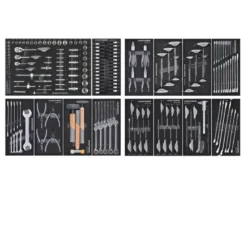 Servante d‘atelier BT900, 7 tiroirs, 211 pcs KRAFTWERK 102.217.BLK2