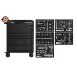 Servante d'atelier édition limitée BT700s 7 tiroirs 194 pièces KRAFTWERK 102.107.BLK1