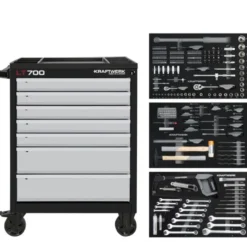 Servante d'atelier LT700 LINE, 7 tiroirs, 259 pièces KRAFTWERK - 102.107.214
