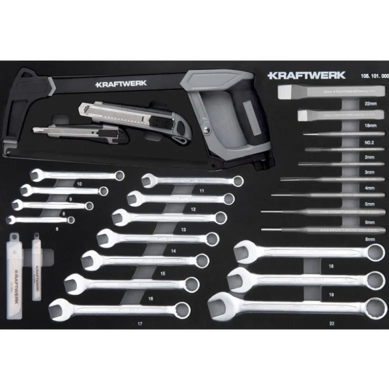 Servante d'atelier LT700 LINE, 7 tiroirs, 259 pièces KRAFTWERK - 102.107.214