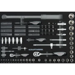 Servante d'atelier noire LT700 LINE, 5 tiroirs, 337 pièces - KRAFTWERK 102.105.203