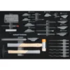 Servante d'atelier noire LT700 LINE, 7 tiroirs, 337 pièces, KRAFTWERK 102.107.203