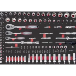 Servante d'atelier Pro line PT800 7 tiroirs équipée de 189 pièces KRAFTWERK 102.417.005