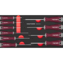 Servante d'atelier Pro line PT800 7 tiroirs équipée de 283 pièces KRAFTWERK 102.417.009