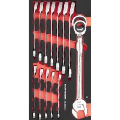 Servante d'atelier Pro line PT800 7 tiroirs équipée de 283 pièces KRAFTWERK 102.417.009