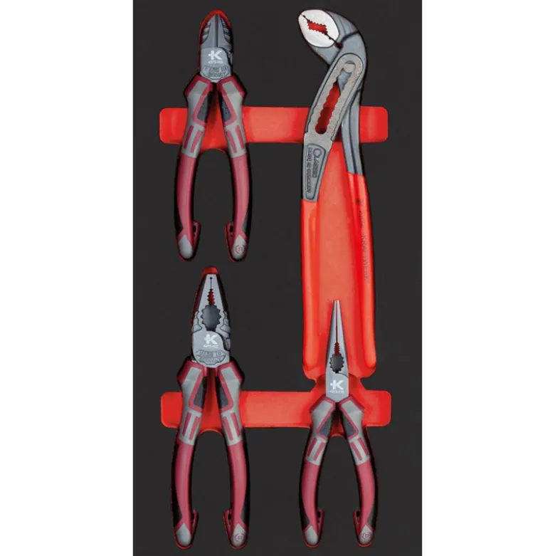 Servante d'atelier Pro line PT800 7 tiroirs équipée de 220 pièces KRAFTWERK 102.417.004