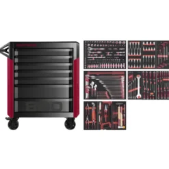 Servante d'Atelier PT800 7 Tiroirs PRO 278 Pièces Kraftwerk - 102.417.011