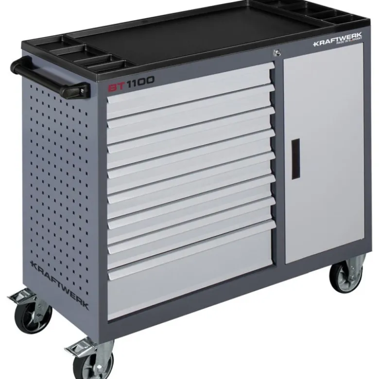 Servante d'atelier 8 tiroirs + 1 armoire BT1100 KRAFTWERK - 101.318.100