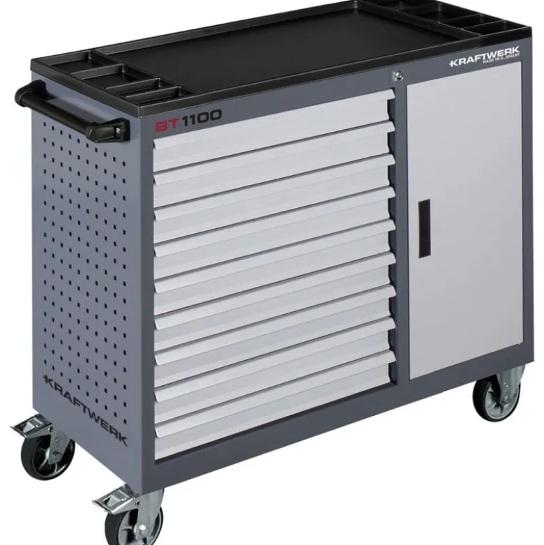Servante d'atelier 9 tiroirs + 1 armoire BT1100 KRAFTWERK - 101.319.100