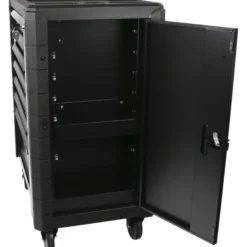Servante d'atelier 7 tiroirs avec porte latérale noire BRILLIANT TOOLS - BT152800