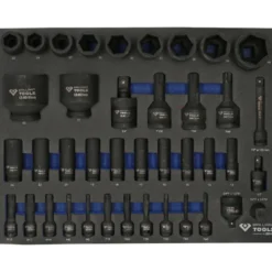 Servante d'atelier 7 tiroirs avec porte équipée de 225 outils BRILLIANT TOOLS - BT153225