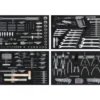 Servante d'atelier 7 tiroirs BT700 avec 337 outils KRAFTWERK - 102.117.103