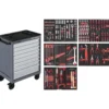 Servante d'atelier 8 tiroirs BT700 avec 236 outils KRAFTWERK 102.470.509