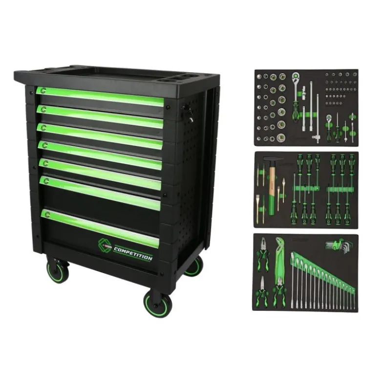 Servante d’atelier 7 tiroirs 119 outils COMPETITION - 512.3119