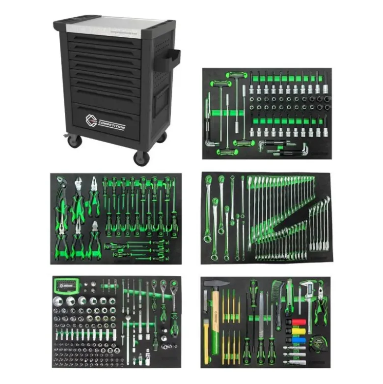 Servante d’atelier 8 tiroirs + 341 outils COMPETITION - 512.5341