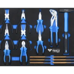 Servante d'atelier 7 tiroirs équipée de 473 outils BRILLIANT TOOLS - BT153473