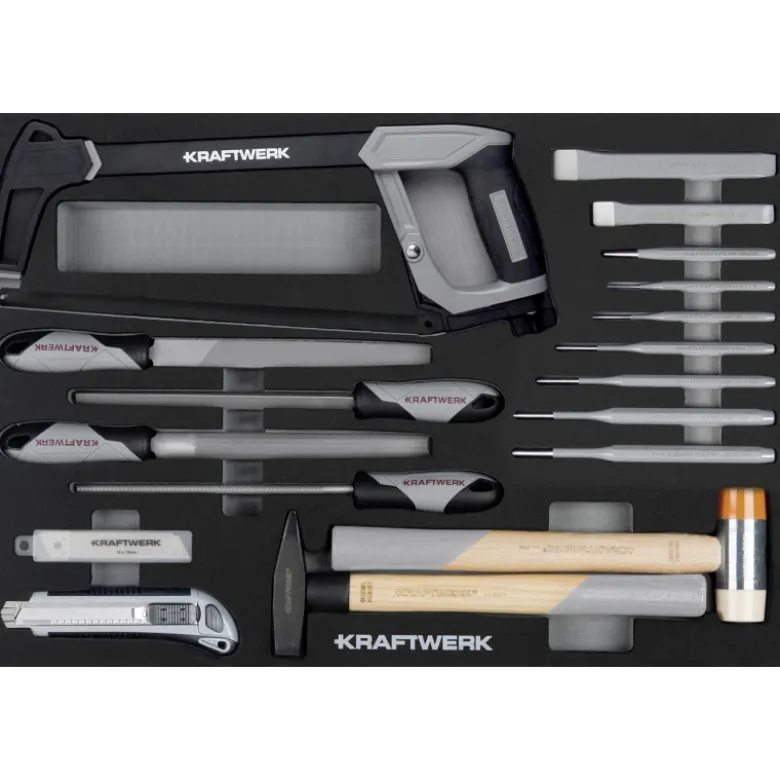 Servante LT700 BASIC 5 tiroirs + Composition 150 outils KRAFTWERK - 102.105.206