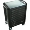 Servante 30N - 9 Tiroirs - Grise - Plateau Acier Galvanise Sam Outillage - Servi-930N-Gr