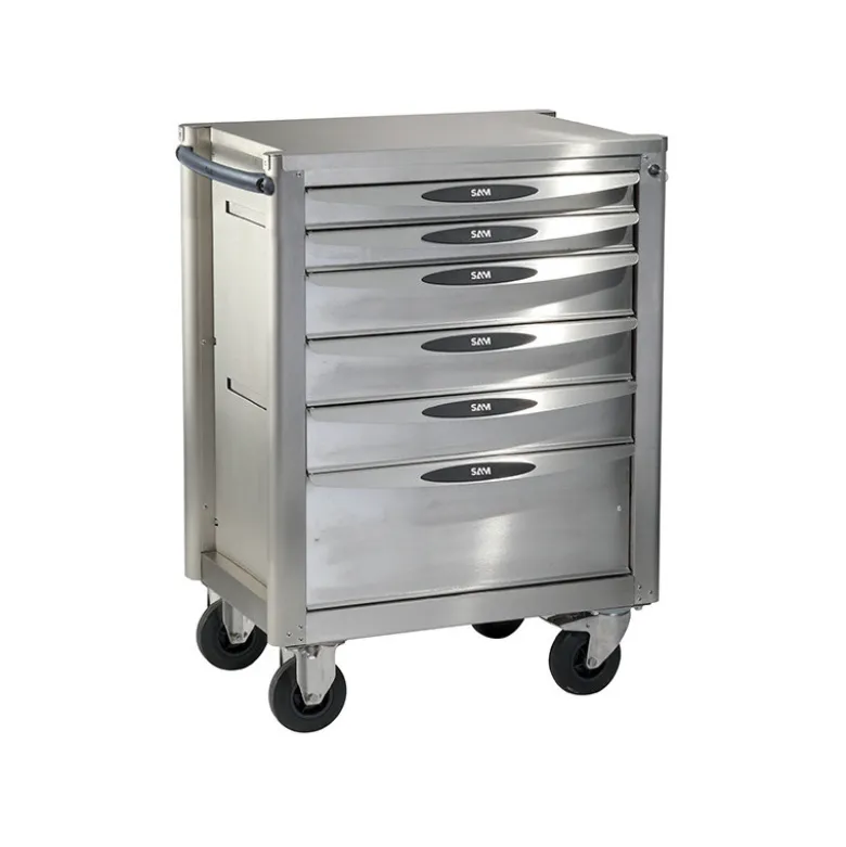 Servante 40N - 6 Tiroirs - Version Inox Sam Outillage - Servi-640Nx
