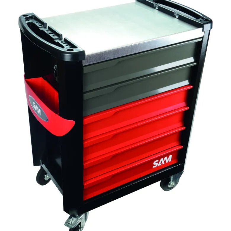 Servante Servi-630N - 6 Tiroirs - 200 Outils - Maintenance Industrielle Sam Outillage - Cpp-200Sv