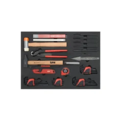Servante Servi-630N - 6 Tiroirs - 200 Outils - Maintenance Industrielle Sam Outillage - Cpp-200M4