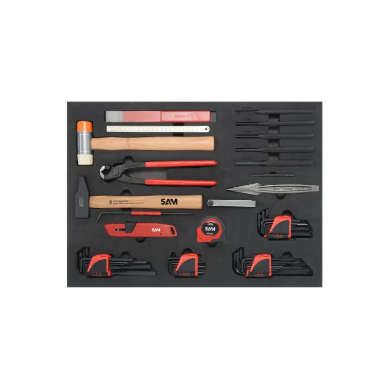 Servante Servi-630N - 6 Tiroirs - 200 Outils - Maintenance Industrielle Sam Outillage - Cpp-200M4