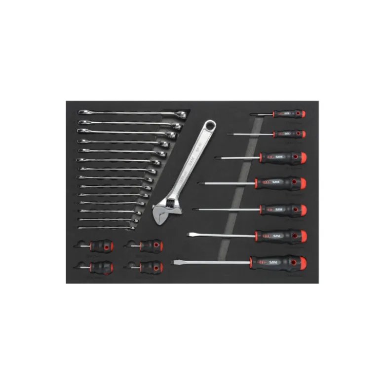 Servante Servi-630N - 6 Tiroirs - 200 Outils - Maintenance Industrielle Sam Outillage - Cpp-200M4