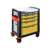 Servante 41 - 5 Tiroirs - Jaune - Plateau Inox Sam Outillage - 415Hren