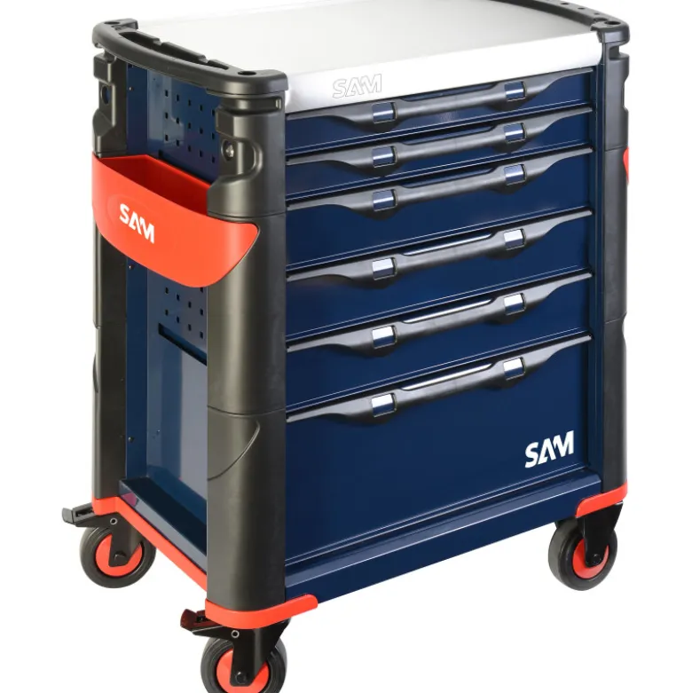 Servante 41 - 6 Tiroirs - 239 Outils - Mécanique Sam Outillage - Cpp-239Hb
