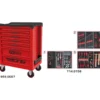 Servante 7 Tiroirs RACING EDITION + Composition 158 outils KS TOOLS 855.7158