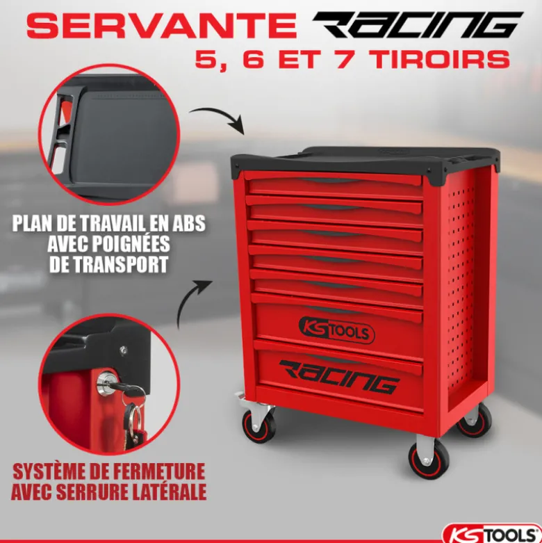 Servante 7 Tiroirs RACING EDITION KS TOOLS 855.0007