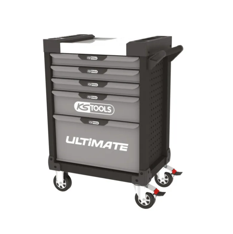 Servante 5 Tiroirs ULTIMATE Grise et Noire KS TOOLS 816.0005