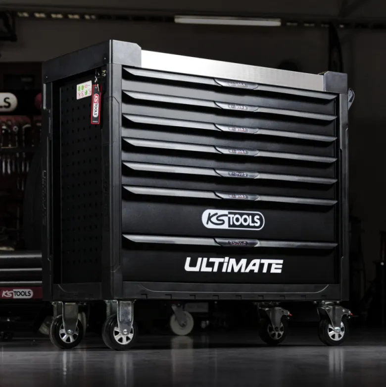 Servante ULTIMATE XL noire, 7 tiroirs KS TOOLS 825.0007