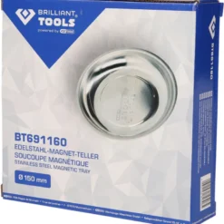 Soucoupe magnétique en inox 150mm BRILLIANT TOOLS - BT691160