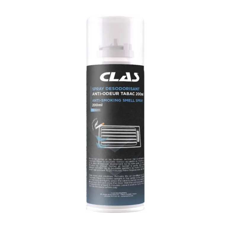 Spray desodorisant anti-odeur tabac 200ml CLAS CO 6255